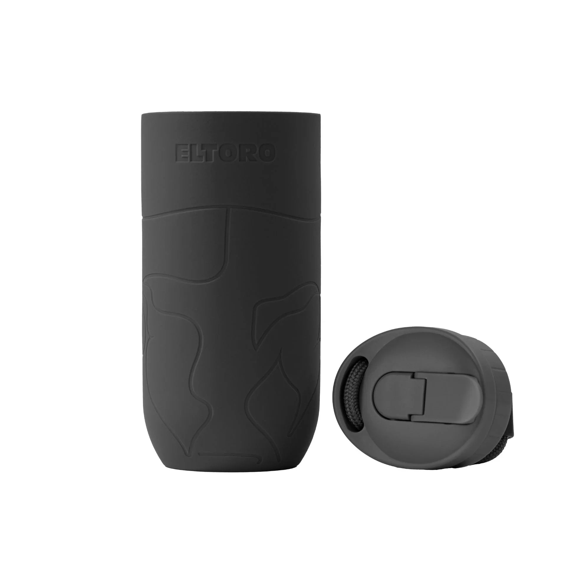 Eltoro Bottle Sleeve With Straw Lid - Grey - Tashqila Eltoro Bottle Sleeve With Straw Lid - Grey - Tashqila